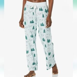 P.J. Salvage Just Chill Jam Polar Bear Lounge Pajama Pants Ice Blue Size Medium